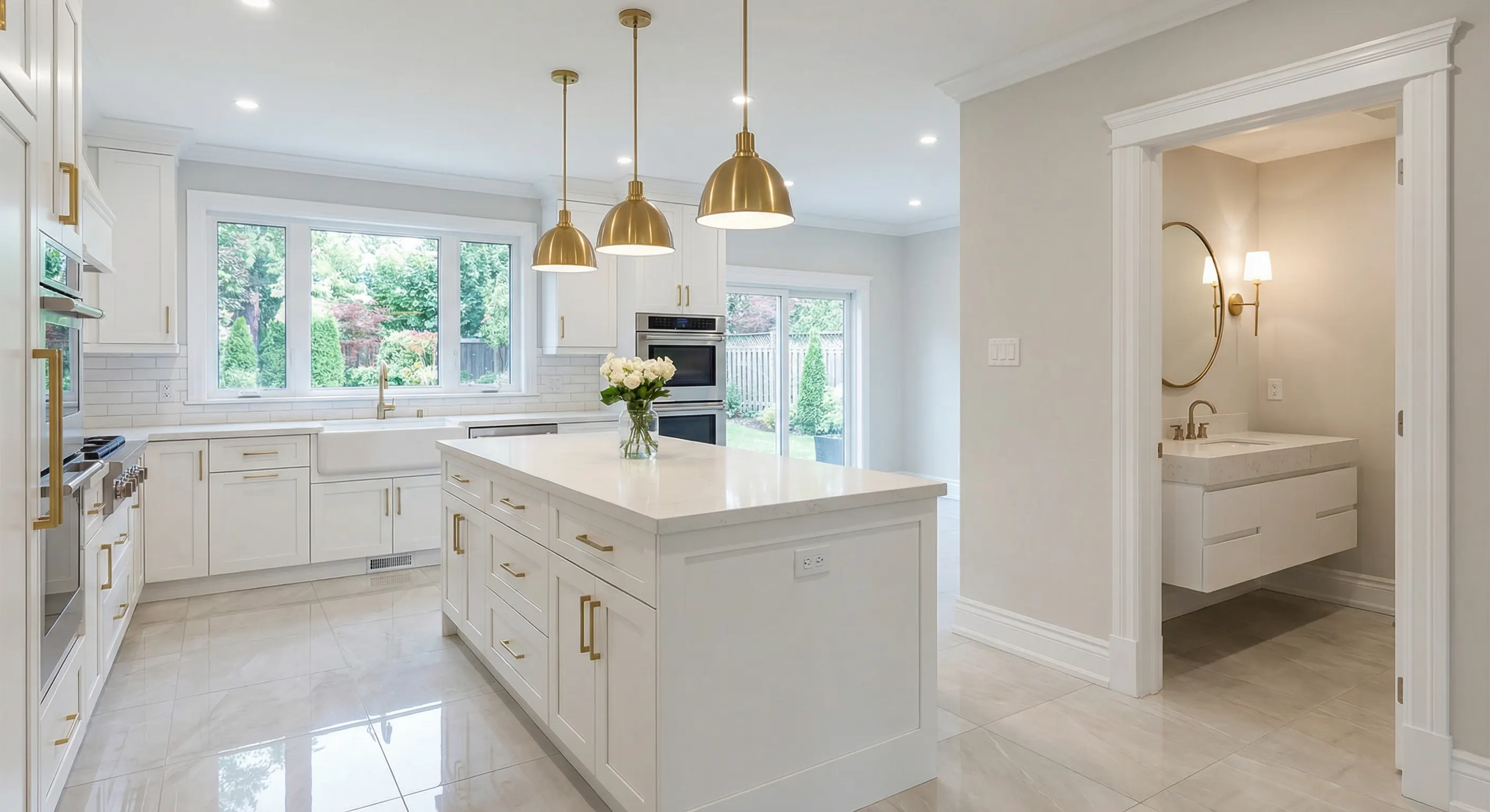 Kitchen & Bath Remodel after